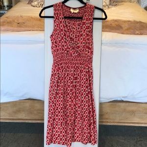 Hot Pink Patterned Kate Spade MIDI Dress